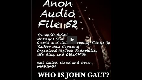 SGANON W/ Trump TS Decode | FISA/Assange Coming | Wagner Flag in Israel | UFO DEClaS THX John Galt