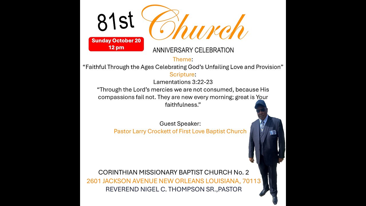 81st Church Anniversary