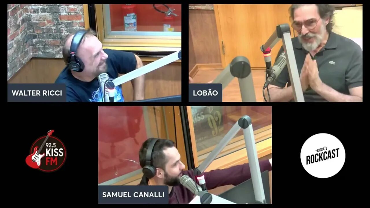 Lobão na Kiss FM sobre 'Immigrant Song'