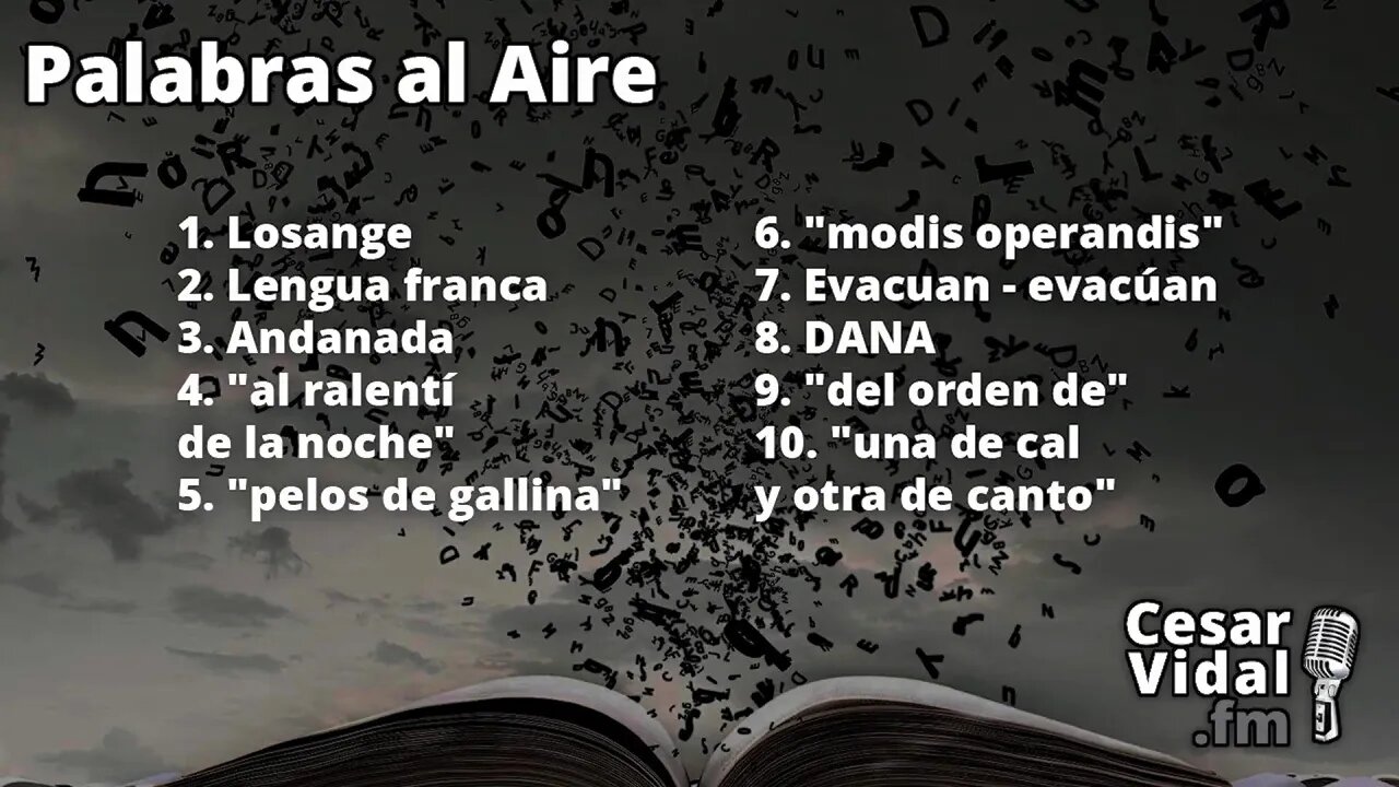 Palabras al aire - 09/10/23