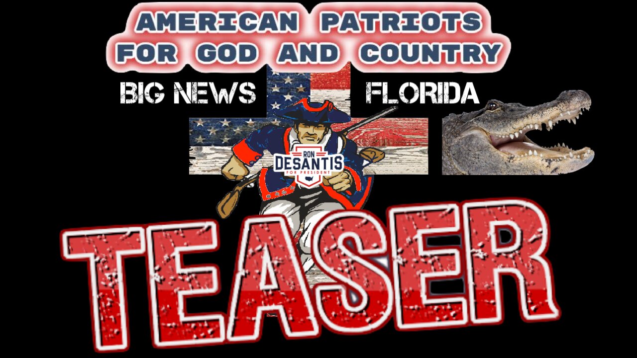 BIG NEWS from Ron DeSantis in Florida!