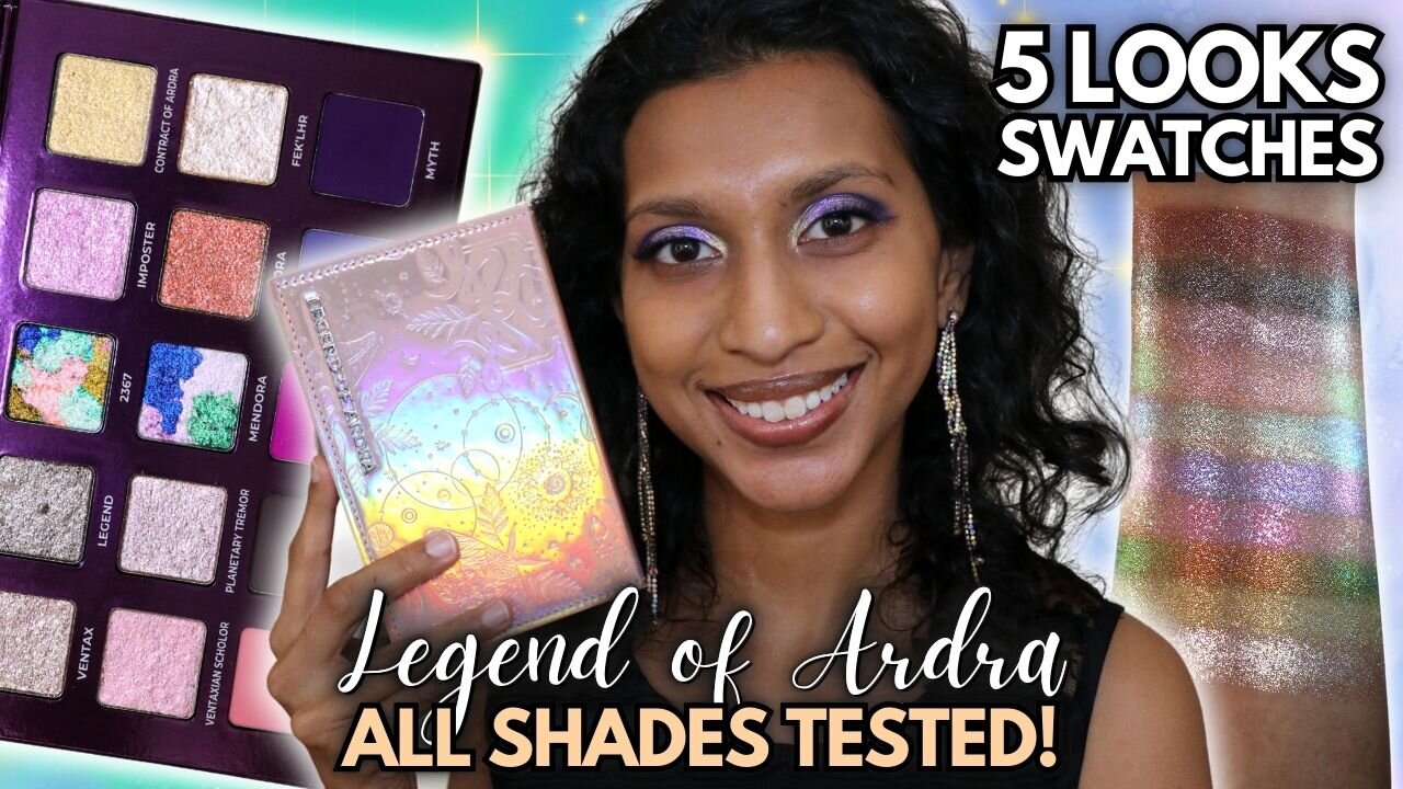 Adept Cosmetics Legend of Ardra Review, Swatches & 5 Looks | Adept Cosmetics Discount Code: RANITA