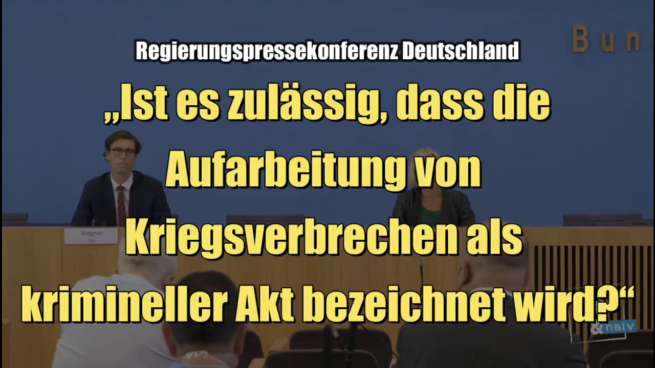 „Ist es zulässig, dass die Aufarbeitung von Kriegsverbrechen als krimineller Akt bezeichnet wird?“