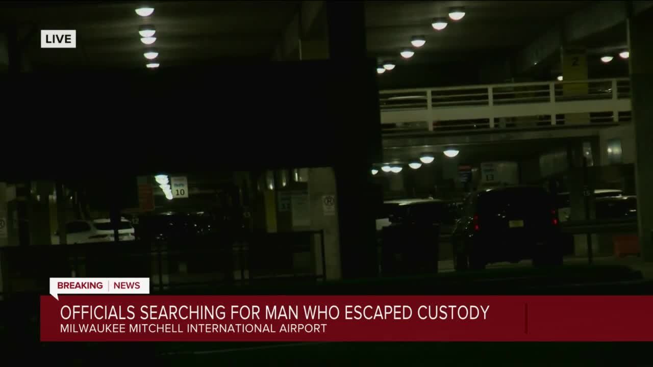 Person escapes from custody at Mitchell Airport, still on the run: Sheriff