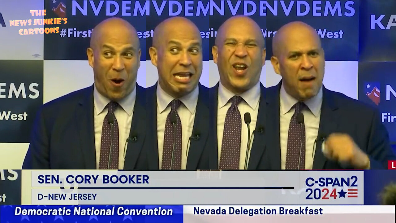 Why are most of the Democrats so freaking weird and creepy? Democrat Cory Booker: "You all are the good type of crazy. You all are not republican weird. You're Nevada weird, which is the best kind of weird."