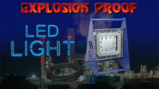 Explosion Proof LED Light - Non-Spark Aluminum Base - 120-277V AC