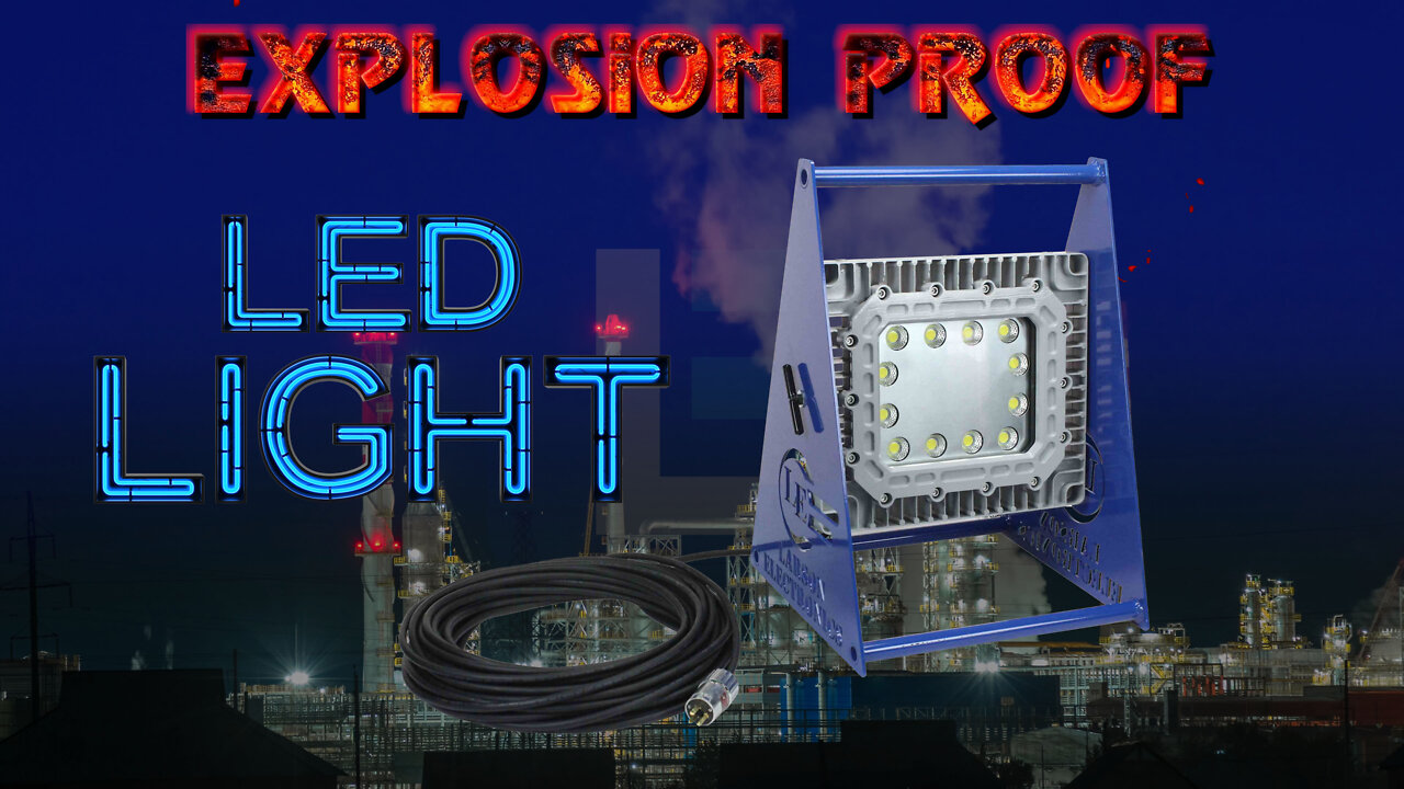 Explosion Proof LED Light - Non-Spark Aluminum Base - 120-277V AC