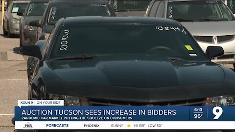 High prices have customers turning to car auctions in Tucson