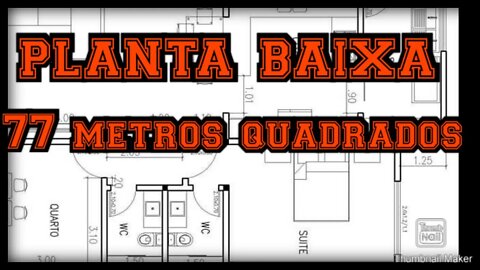 planta baixa 7x11 com suíte (casa 77 metros quadrados,