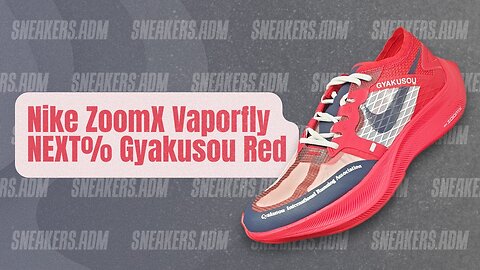 Nike ZoomX Vaporfly NEXT% Gyakusou Red - CT4894-600 - @SneakersADM