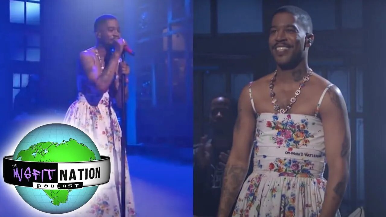 Kid Cudi Wears a Dress for SNL Performance