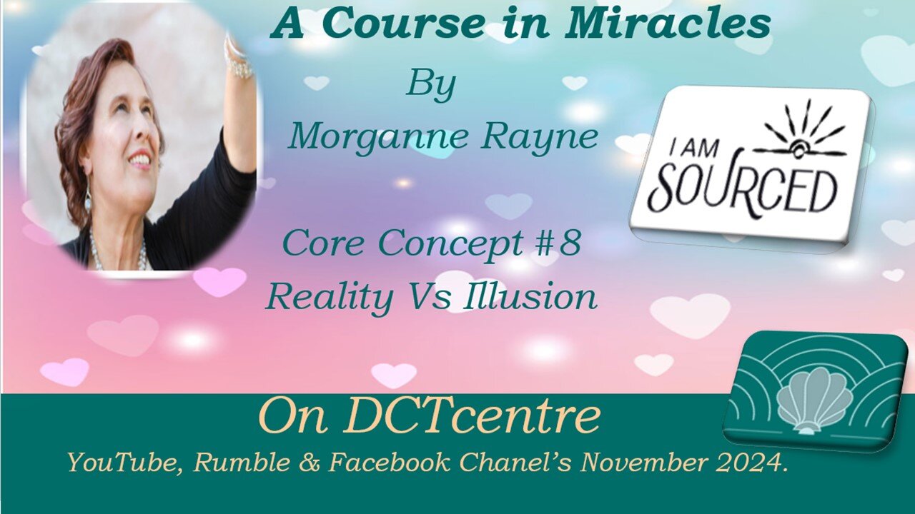 The Course in Miracles by Morganne Rayne Concept #8# Reality Vs Illusion