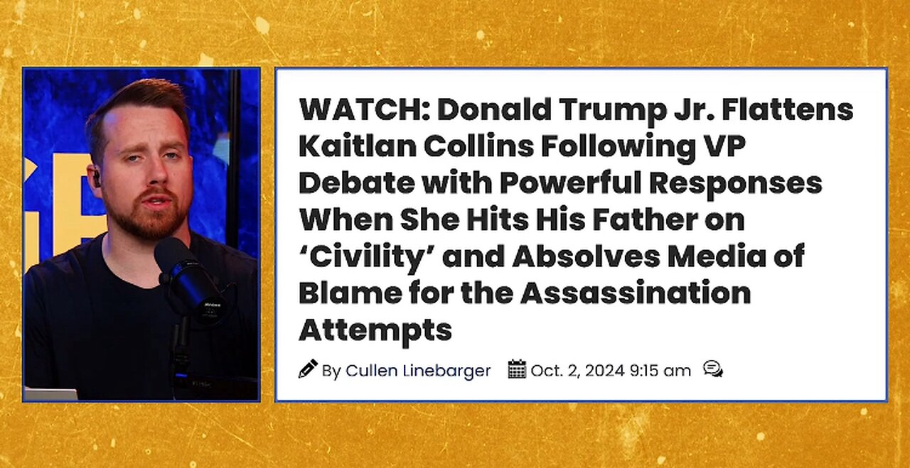 Don Jr DESTROYS CNN’s Kaitlan Collins with POWERFUL Response [Plus 4 Additional News Stories]