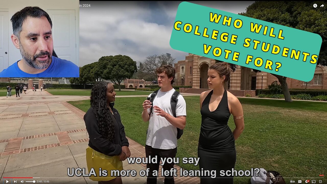 Asking College Students Who They Are Voting For in 2024 | Danny Ivan Reacts