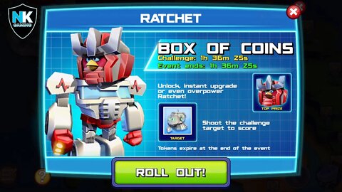 Angry Birds Transformers - Ratchet - Day 6 - Featuring Warpath