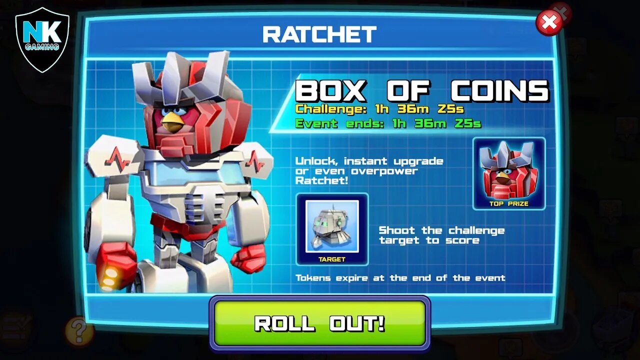 Angry Birds Transformers - Ratchet - Day 6 - Featuring Warpath