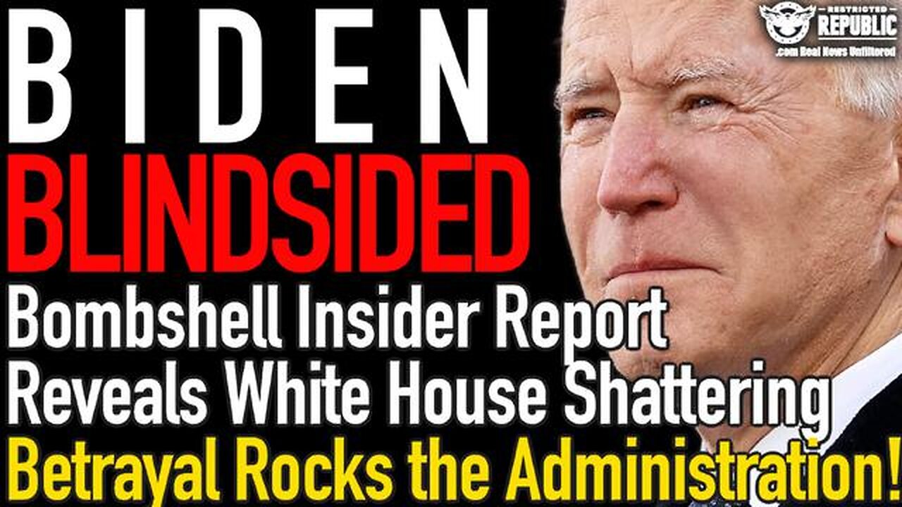 Biden Blindsided! Bombshell Insider Report Reveals White House Shattering Betrayal!