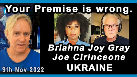 Briahna Joy Gray, Joe Cirinceone debate - The premise is wrong.