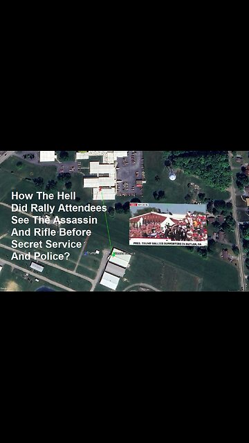 How The Hell Did Rally Attendees See The Assassin And Rifle Before Secret Service And Police?