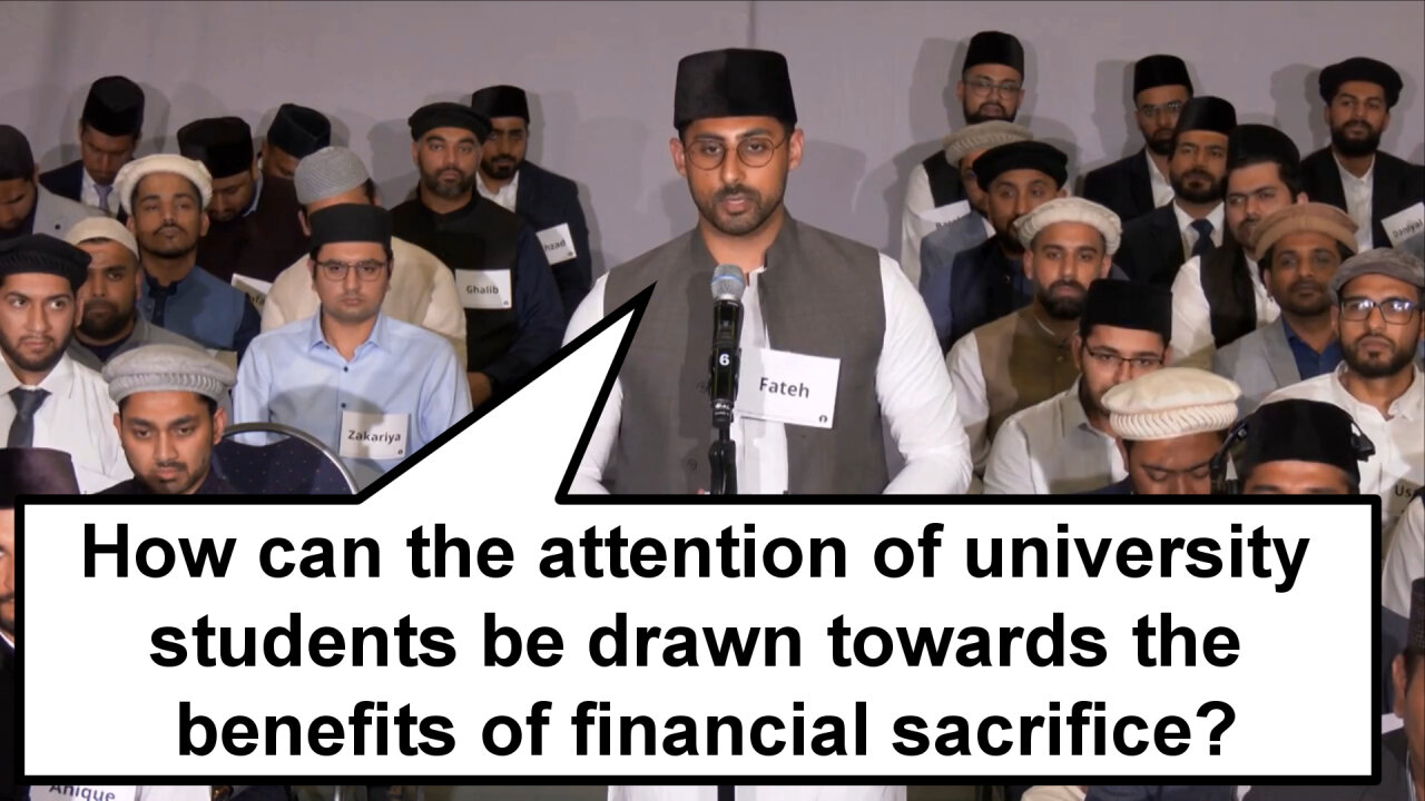How can the attention of university students be drawn towards the benefits of financial sacrifice?