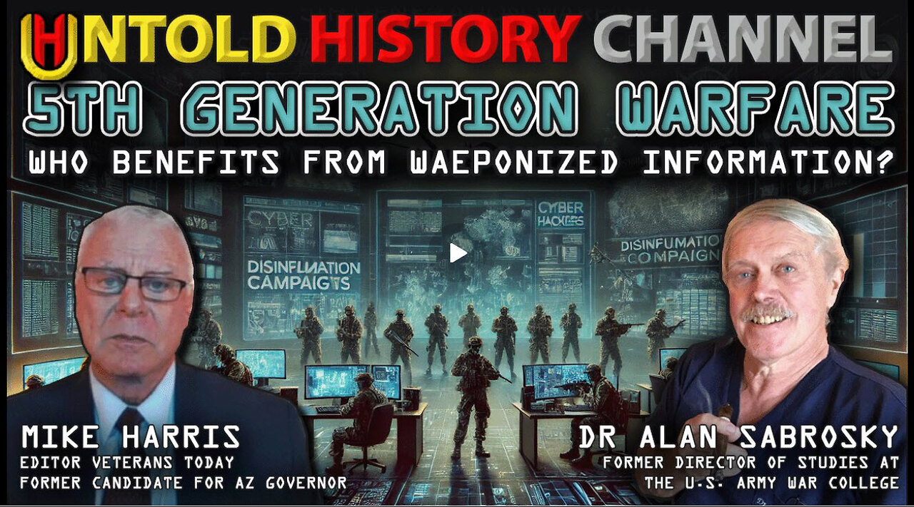 Dr Alan Sabrosky & Mike Harris | 5th Generation Warfare, Who Benefits ? 10.10.2024