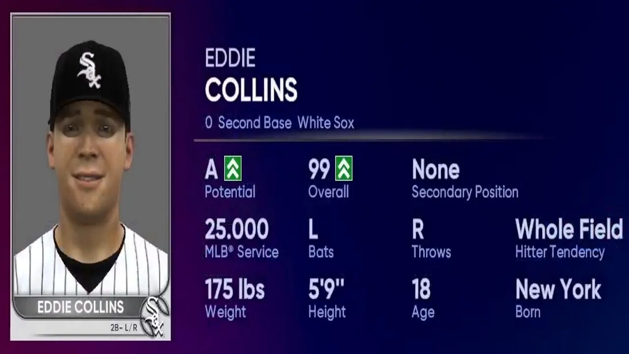 How To Create Eddie Collins MLB The Show 22