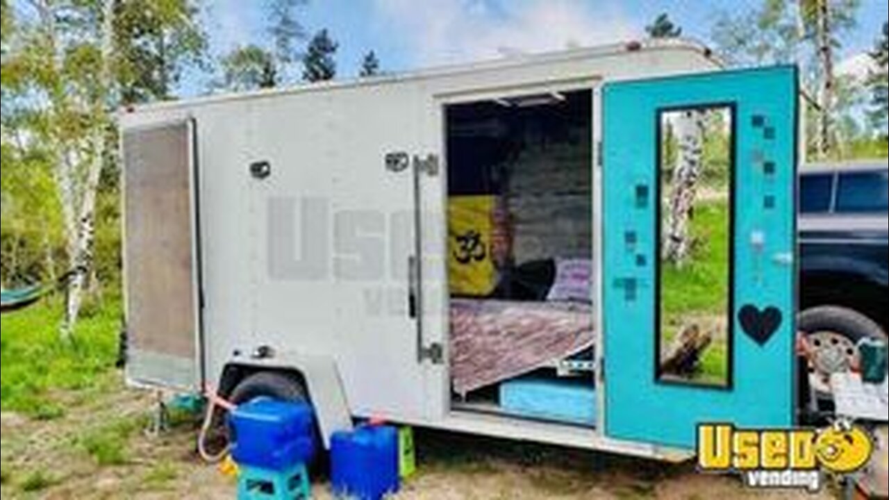 2009 6' x 12' Haulmark Cargo Trailer | Mobile Tiny Home Trailer with Bathroom for Sale in Arizona!