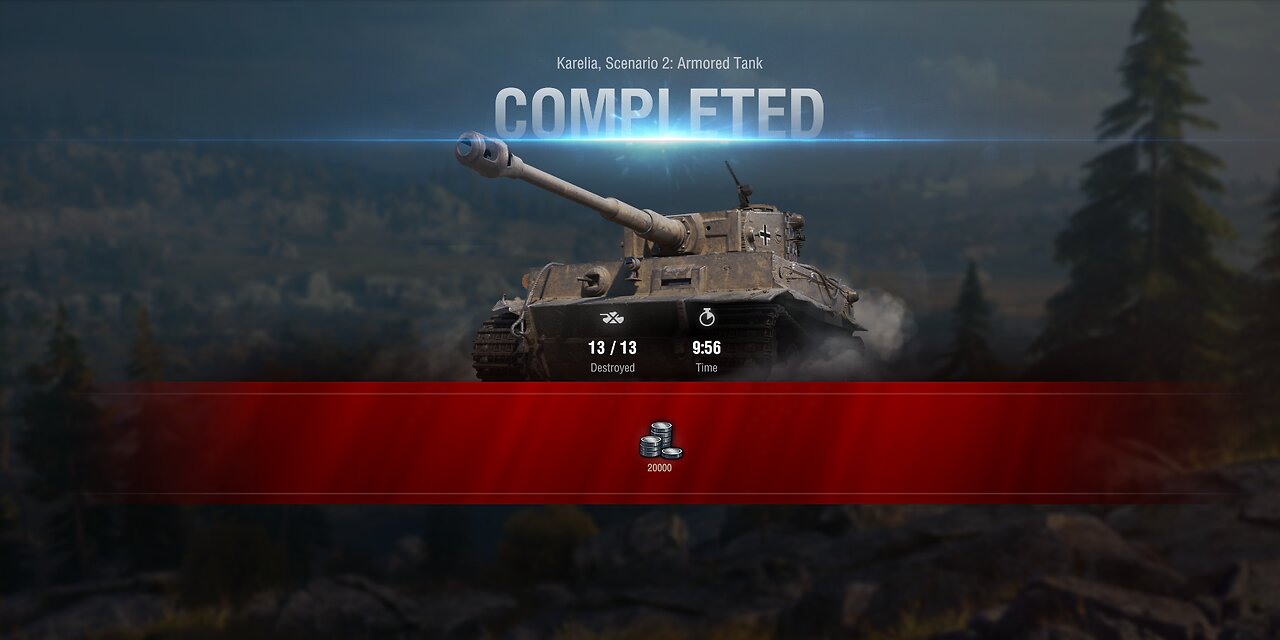 World of Tanks_Topograghy Battles Episode Karelia_Scene-2_Armored Tank