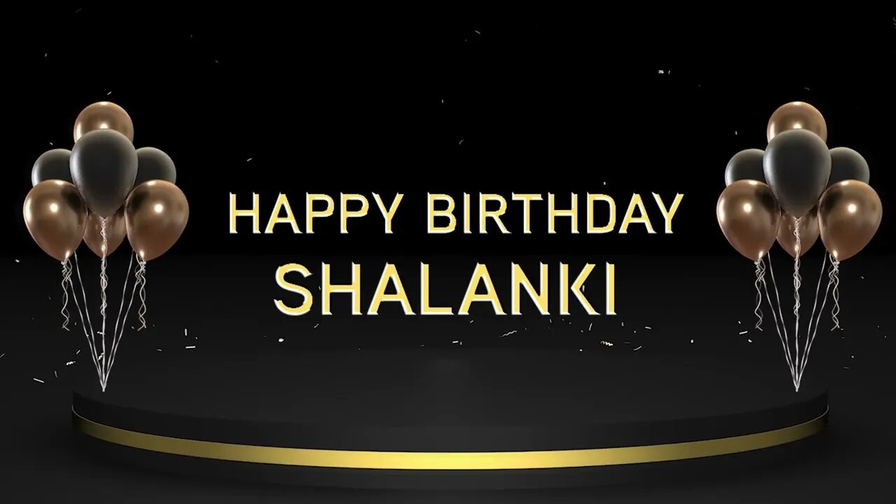 Wish you a very Happy Birthday Shalanki