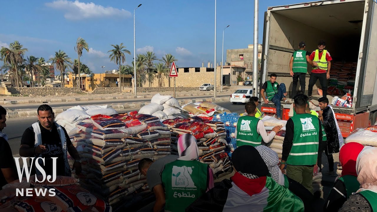 Push for Gaza Border Opening Stalls as Palestinians, Aid Amass at Rafah Crossing | WSJ News