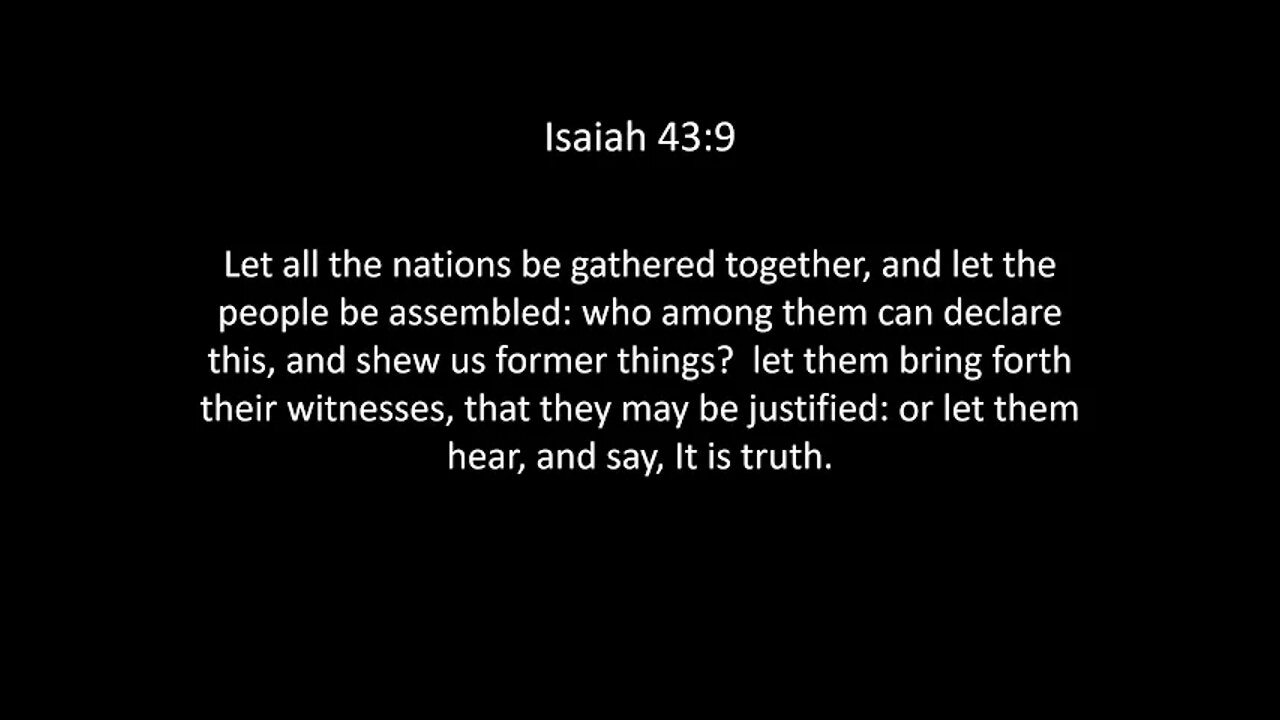 Isaiah Chapter 43