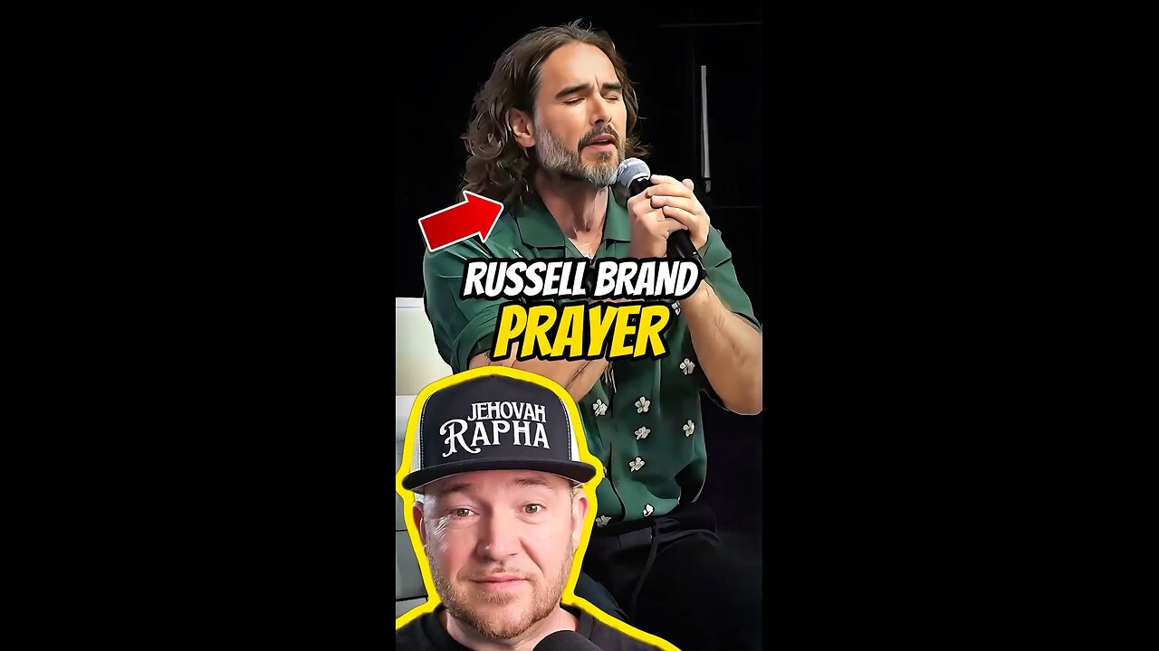 Russell Brand has the Holy Spirit burning up on fire and him! God bless him🤲🏻🫶🏻🔥❤️‍🔥✨