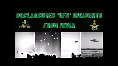 Declassified ‘UFO’ Incidents From India - UFO Sightings