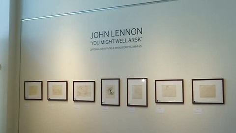 John Lennon's sketches up for auction