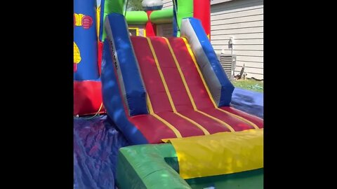Elleon’s birthday water slide party