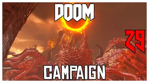 Doom Eternal Campaign Playthrough Part 29. Hurt me Plenty Difficulty with the Doom Slayer