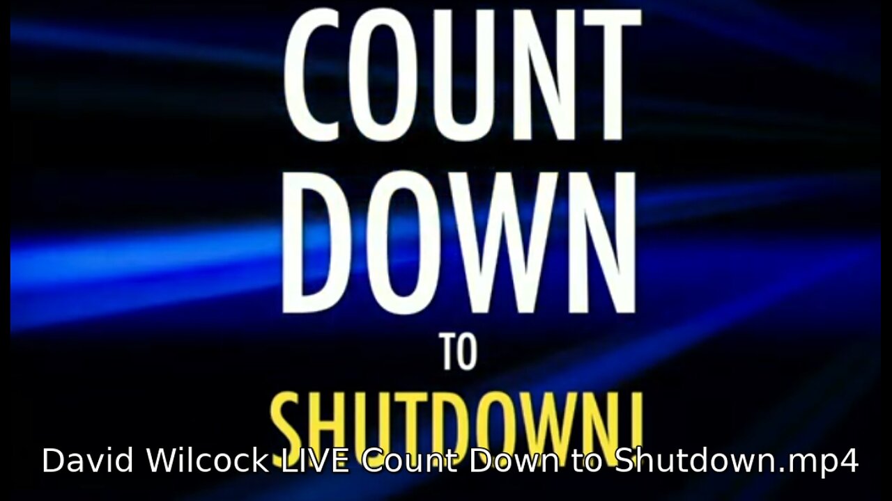 David Wilcock LIVE Count Down to Shutdown