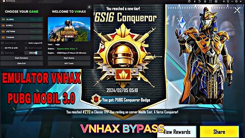 VNHAX BYPASS PUBG 3.0 FULL SAFE FOR MAIN ACCOUNT || BYPASS + HACK || MOD SKIN || 120FPS