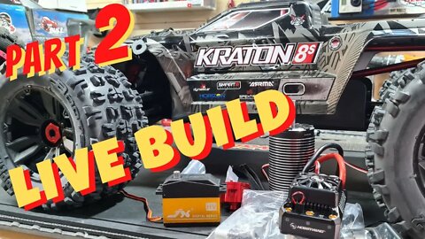 Building my Arrma Kraton 8S EXB PART 2
