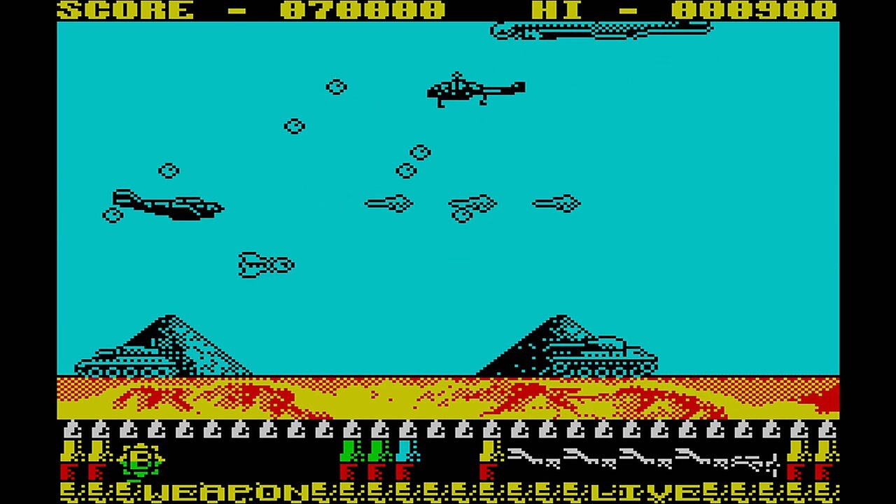 P-47 The Freedom Fighter ZX Spectrum Video Games Retro Gaming Arcade 8-bit