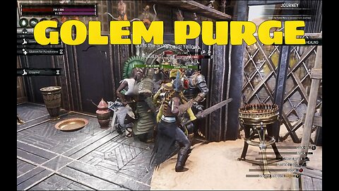Conan Exiles calling in the golem Purge #Boosteroid #conanexiles