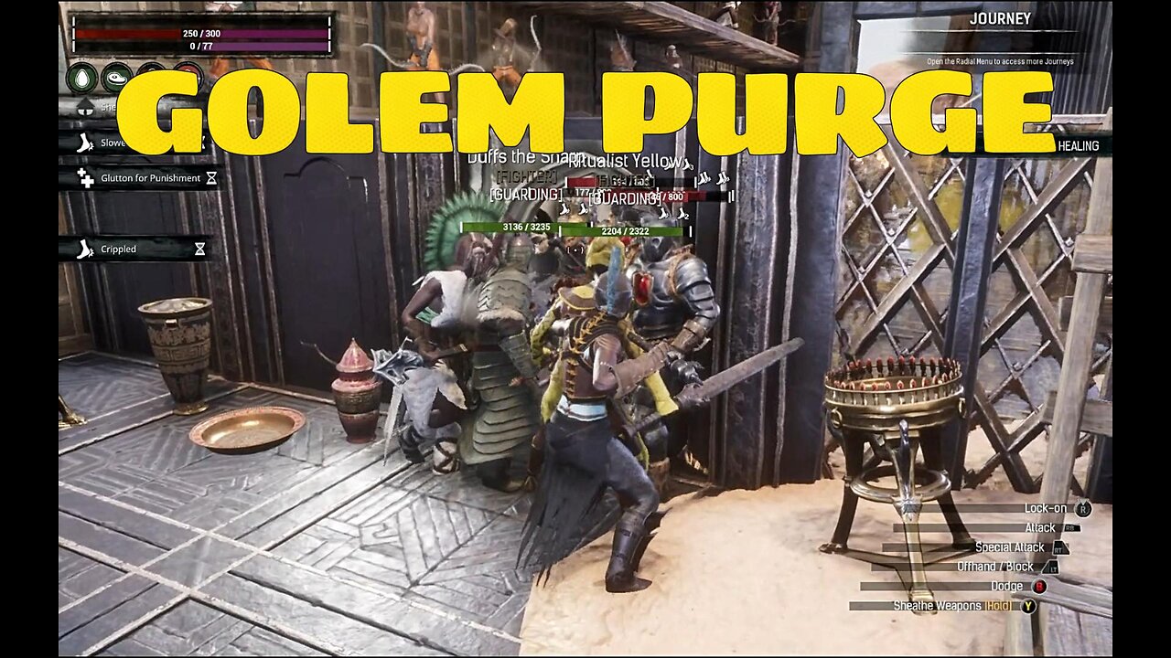 Conan Exiles calling in the golem Purge #Boosteroid #conanexiles
