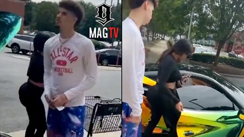 21 Year Old LaMelo Ball Spotted Shopping Wit 33 Year Old "GF" Ana Montana! 👵🏾