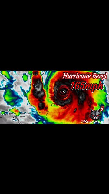 JAMAICA; EYE OF HURRICANE BERYL MOVING IN QUICKLY!