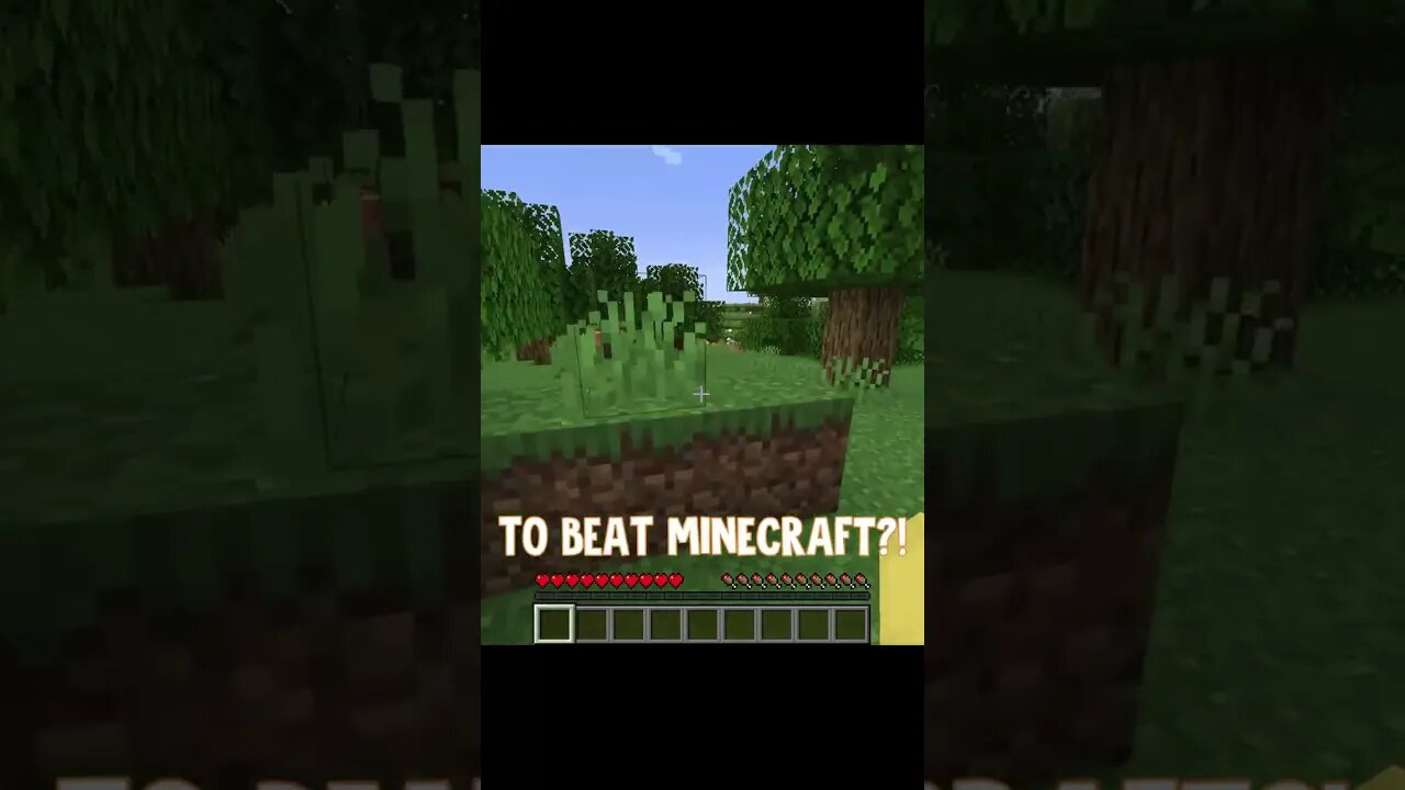 Minecraft but blocks break under you