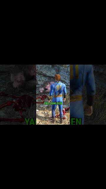 HIDDEN Yao Guai Cave in Fallout 4