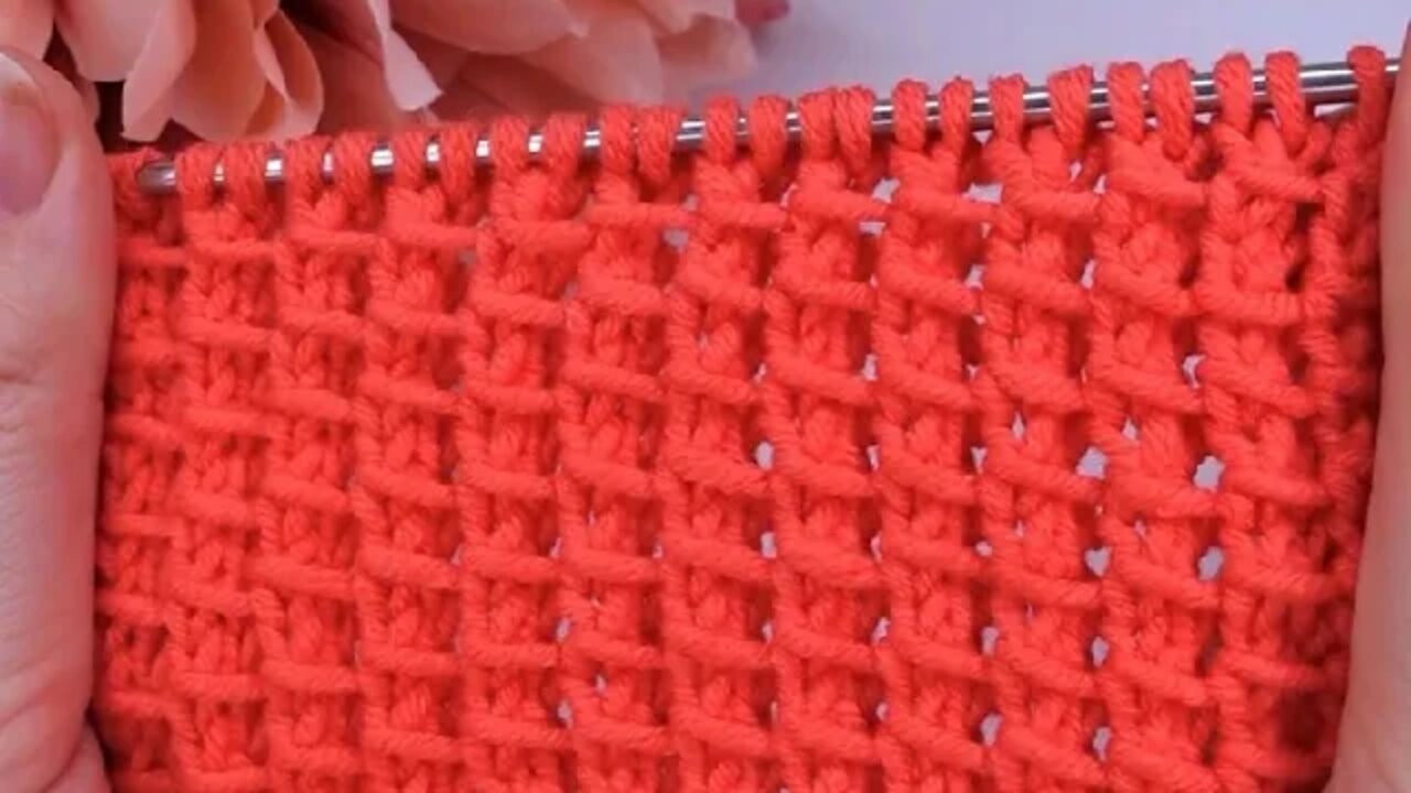 How to knit bamboo stitch full video link in description