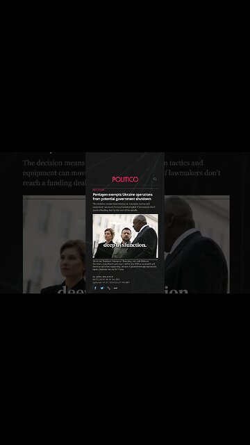 Would a federal shutdown affect Ukraine?