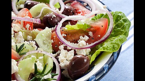 Easy Greek Salad Recipe | Greek Salad ( Very Tasty And Healthy) - Greek Salad With Dressing | Yummmy