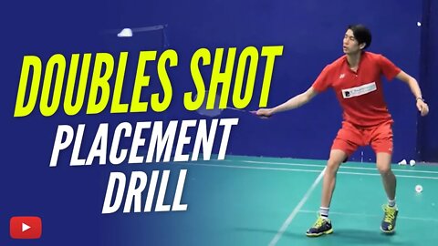 Doubles Shot Placement Drill - Badminton Lessons featuring Coach Efendi Wijaya (Subtitle Indonesia)